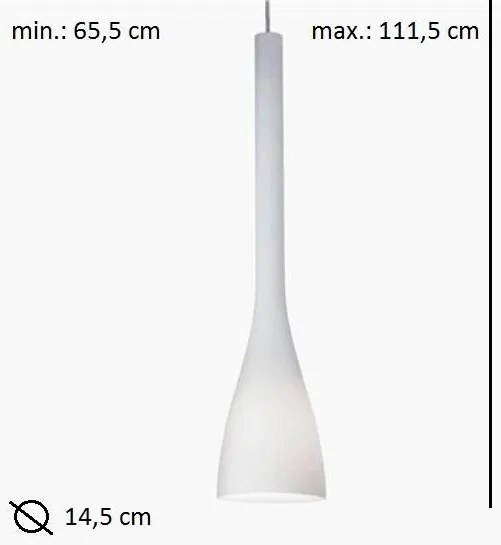 Pendul modern diametru 14,5 cm FLUT SP1 BIG bianco 035666