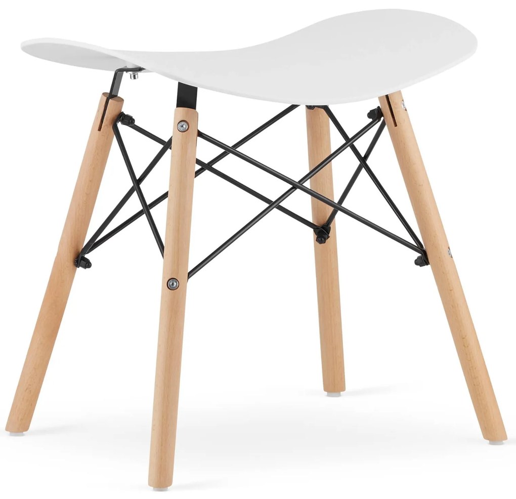 PROMOTIE Taburet alb KORFU II. calitate secundara