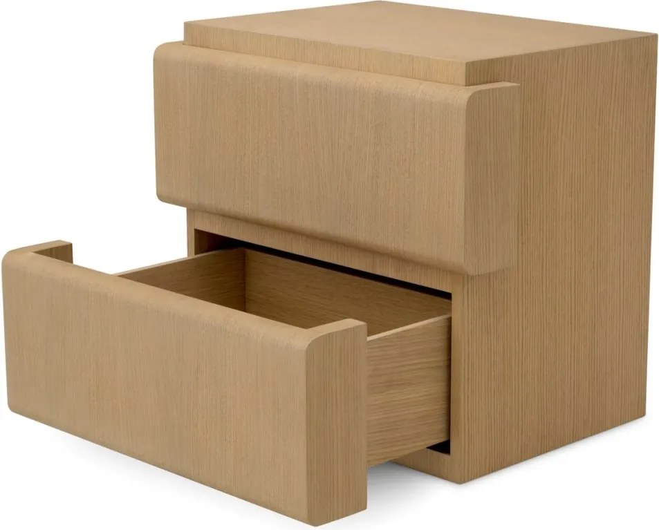 Noptiera LUX Furnir Stejar Natur, Colston