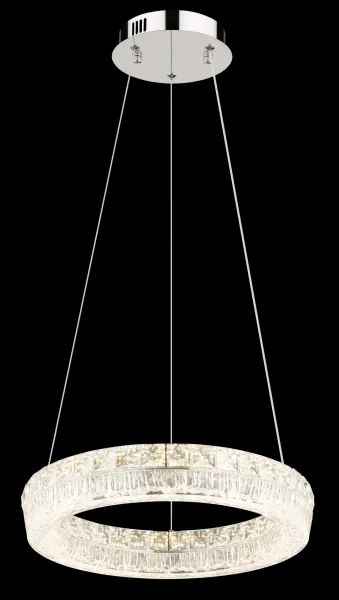 Globo 67387-24 - Lustru LED reglabil suspendat pe cablu LAUREL LED/24W/230V transparent + telecomandă