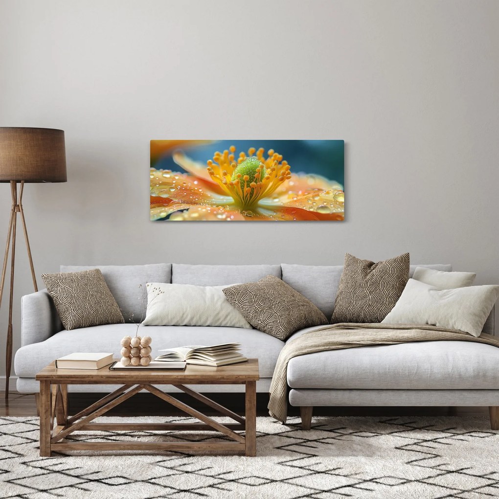 Tablou - Detaliu de floare (120x50 cm)