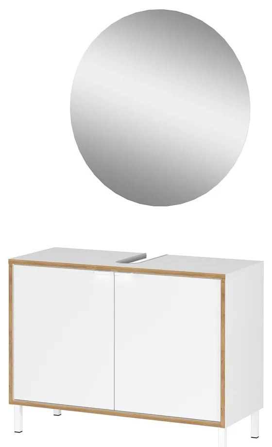 Set mobilă de baie alb Topeka – Germania