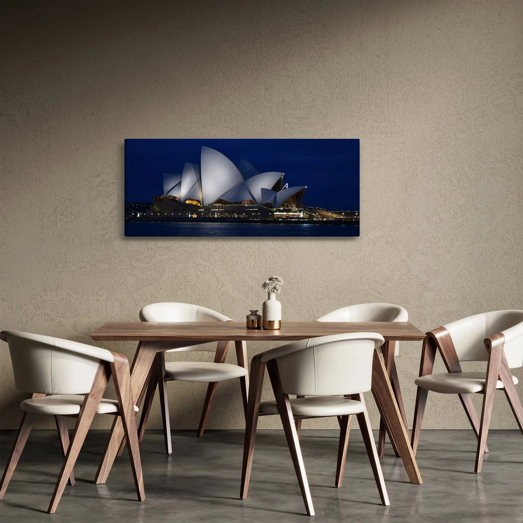 Tabloul Sydney nocturn (120x50 cm)
