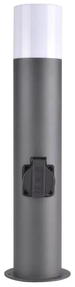 Lampă de exterior cu priză DALLAS 1xE27/12W/230V IP44 antracit
