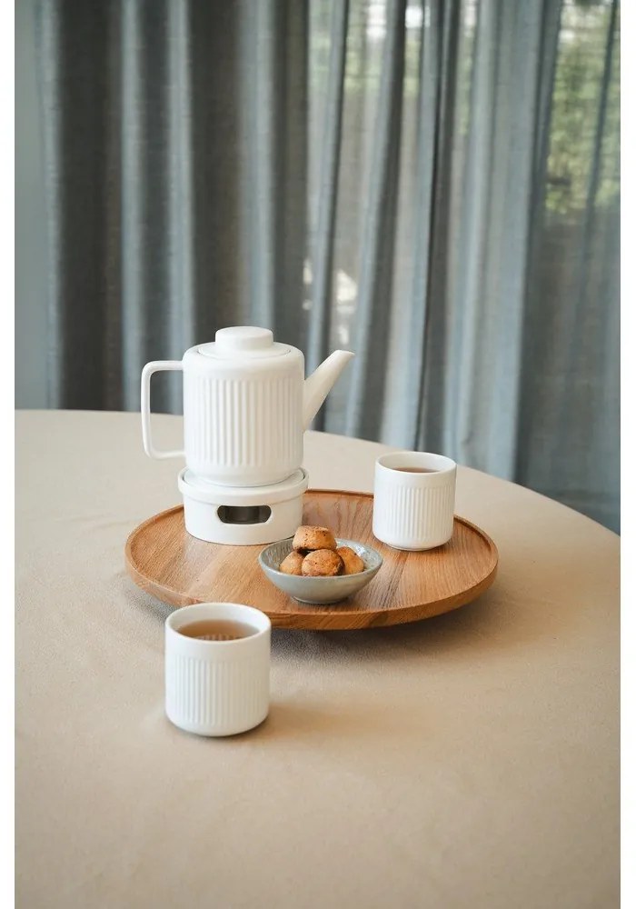 Ceainic alb cu filtru din porțelan 1,2 l Skagen – Bredemeijer