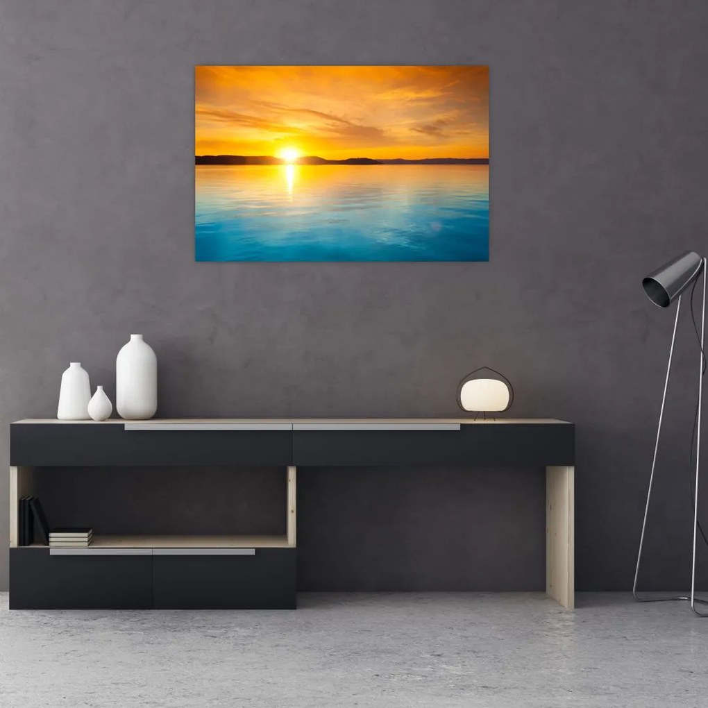 Tablou cu răsărit de soare (90x60 cm)