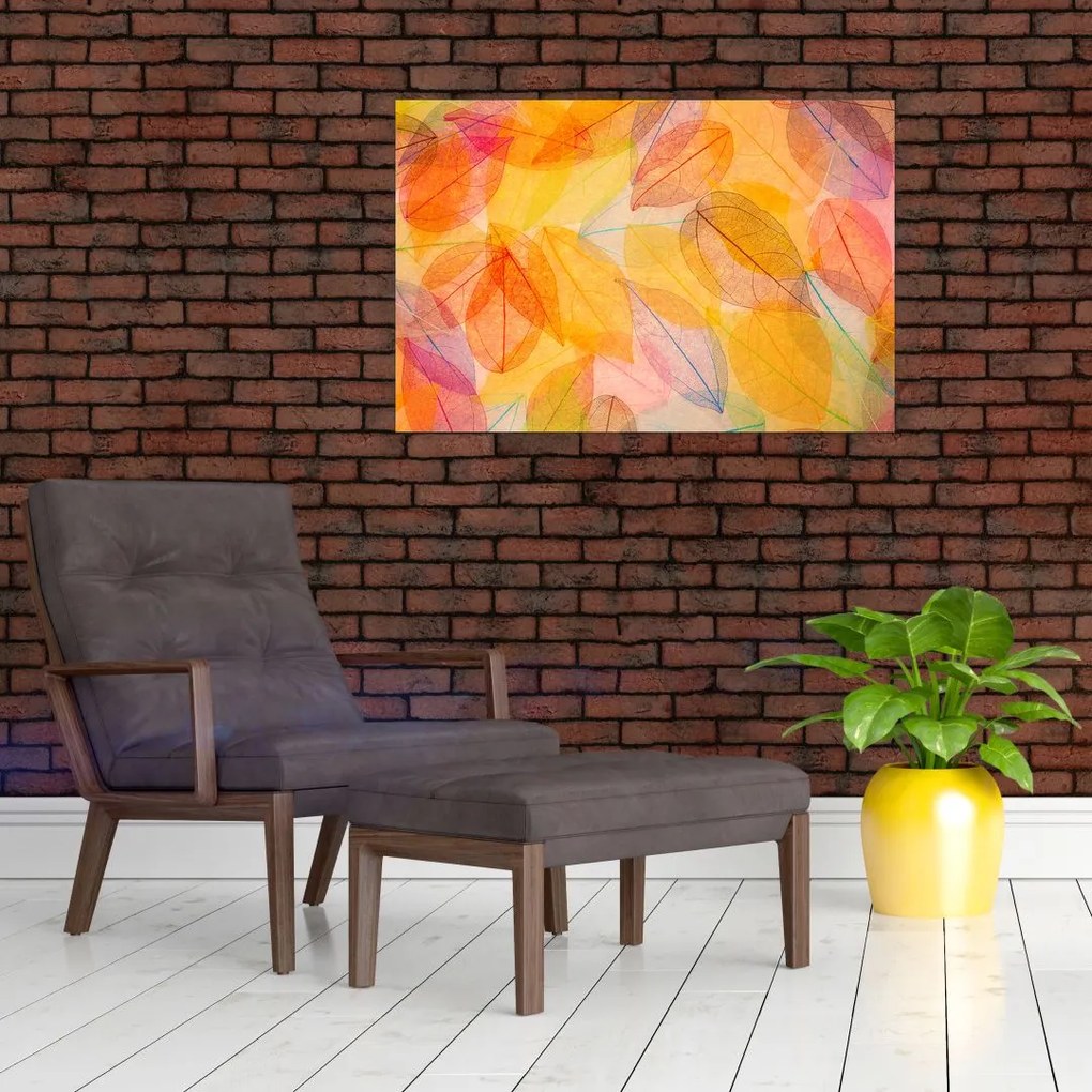 Tablou - Fundal frunze de toamnă (90x60 cm)