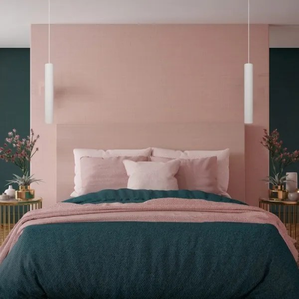 Lustră LED pe cablu TUBA 1xGU10/4,8W/230V albă