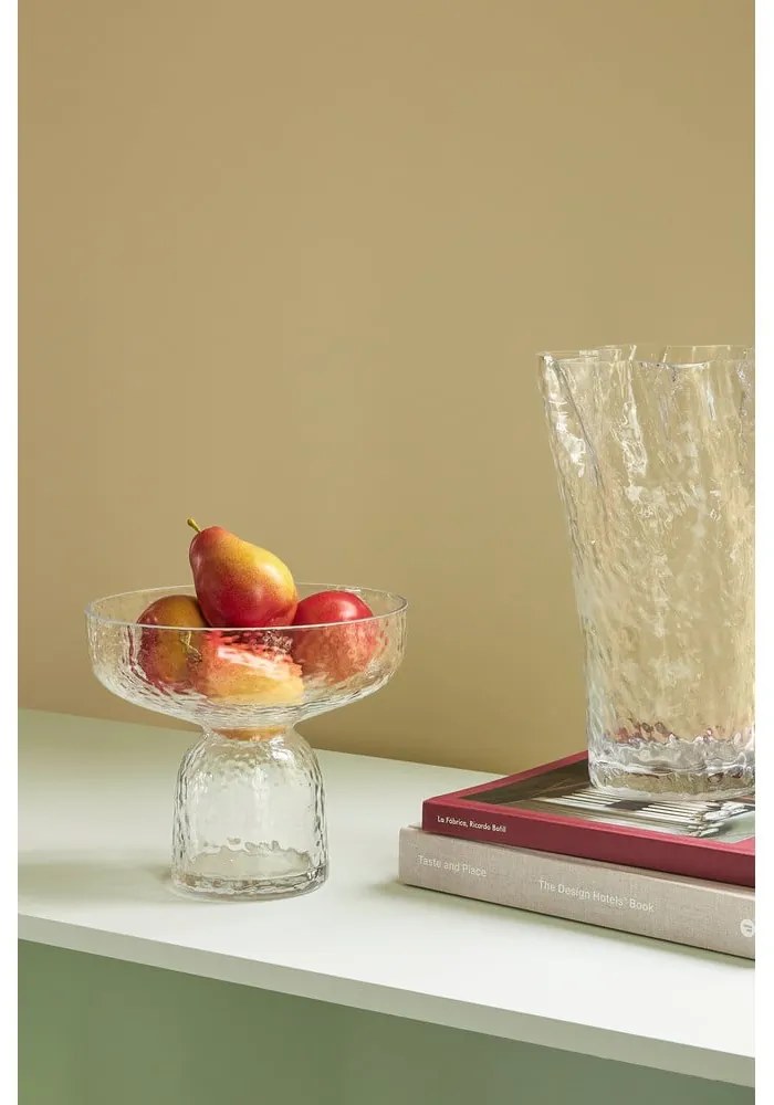 Vază din sticlă lucrată manual (înălțime 19 cm) Aino – Hübsch