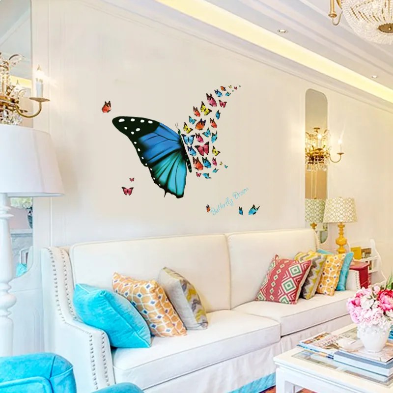 Sticker perete Magic butterfly 30x60cm