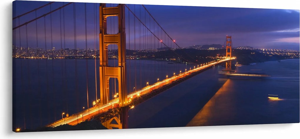 Tablou - Podul Golden Gate (120x50 cm)