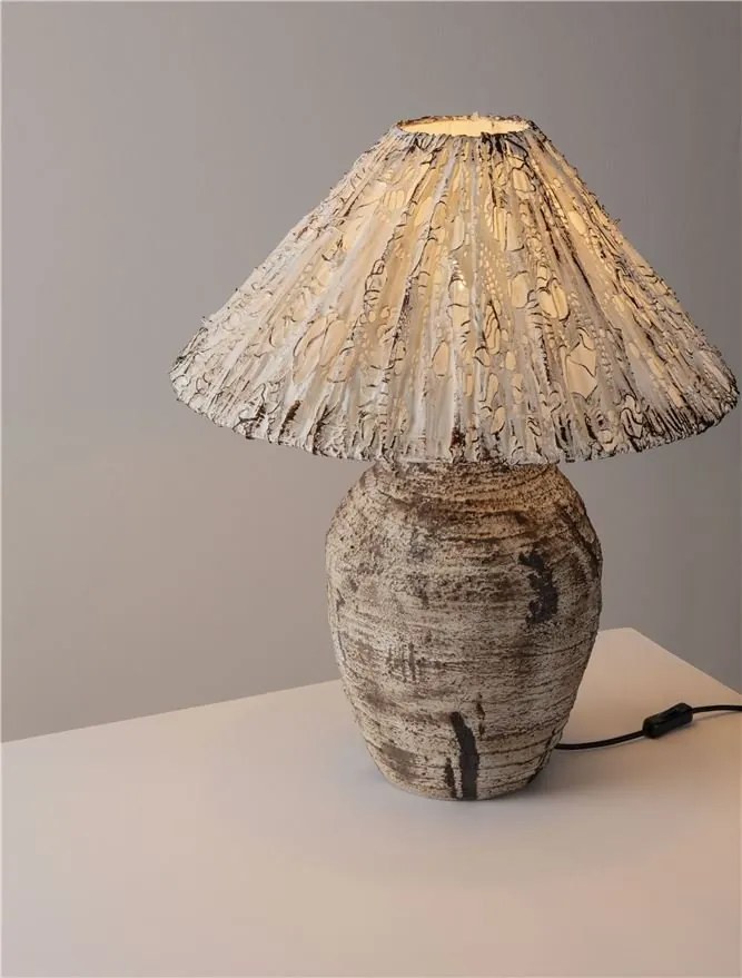 Veioza din ceramica lucrata manual WABI