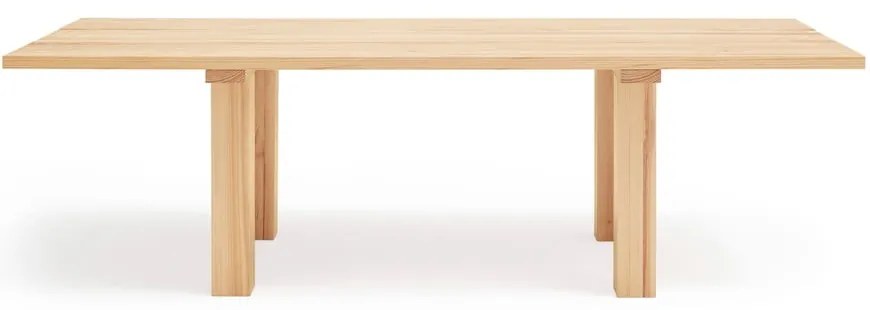 Masă de dining cu blat din lemn de pin 100x260 cm Banda – Teulat