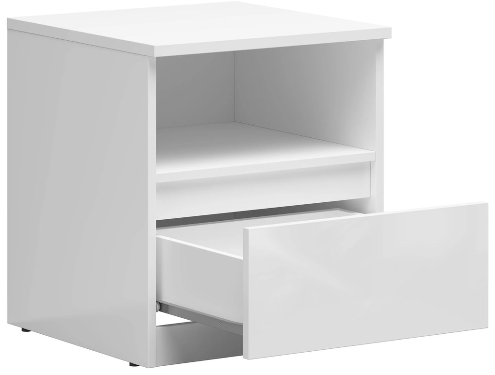 Noptieră Tetrix 1 (alb lucios). 1098537