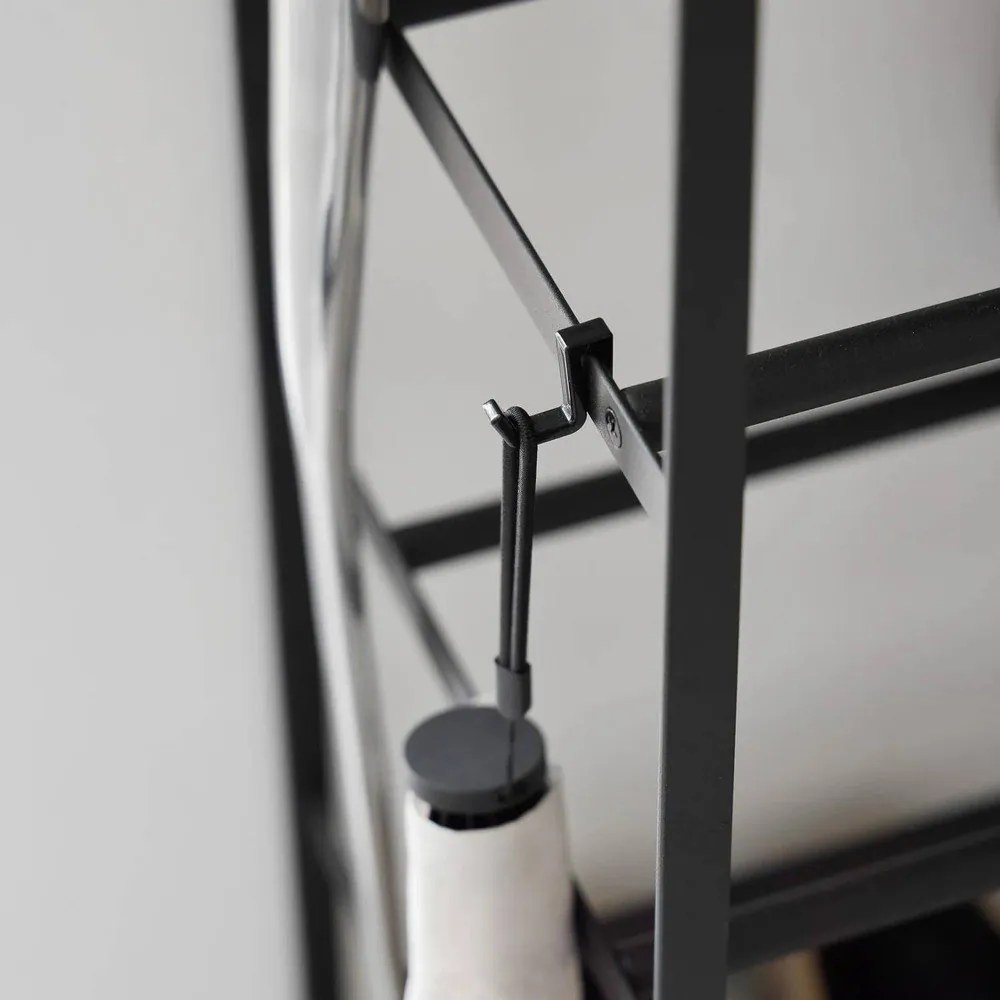 Pantofar negru din metal 90,5x87x26 cm Tower – YAMAZAKI