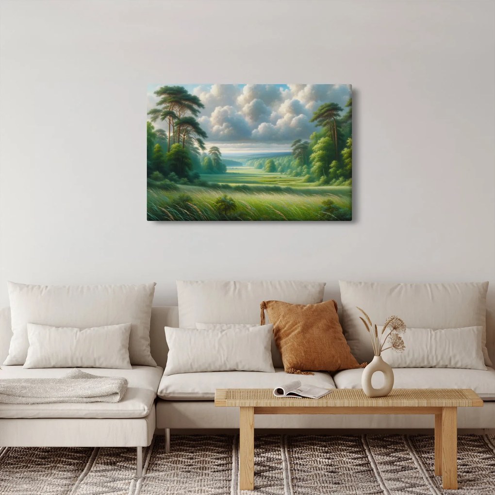 Tablou - Peisaj verde (90x60 cm)