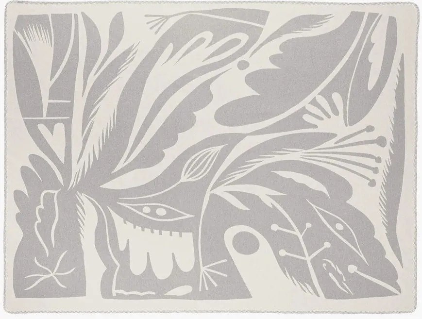 Pătură gri deschis 165x200 cm Lino – noo.ma