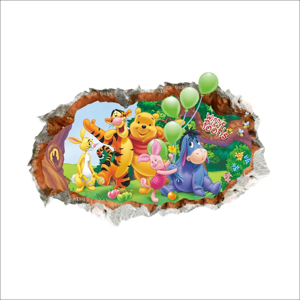 Autocolant de perete "Winnie the Pooh" 50x70 cm