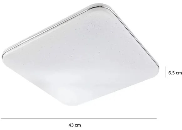LED Plafonieră dimmabilă SYRIUS cu control la distanță LED/72W/230V