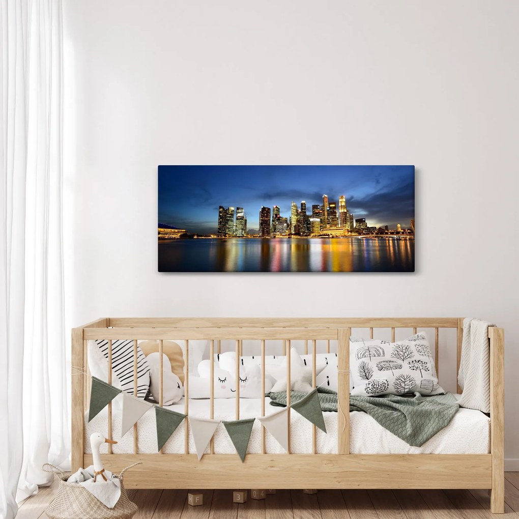 Tablou cu zgârie norii (120x50 cm)