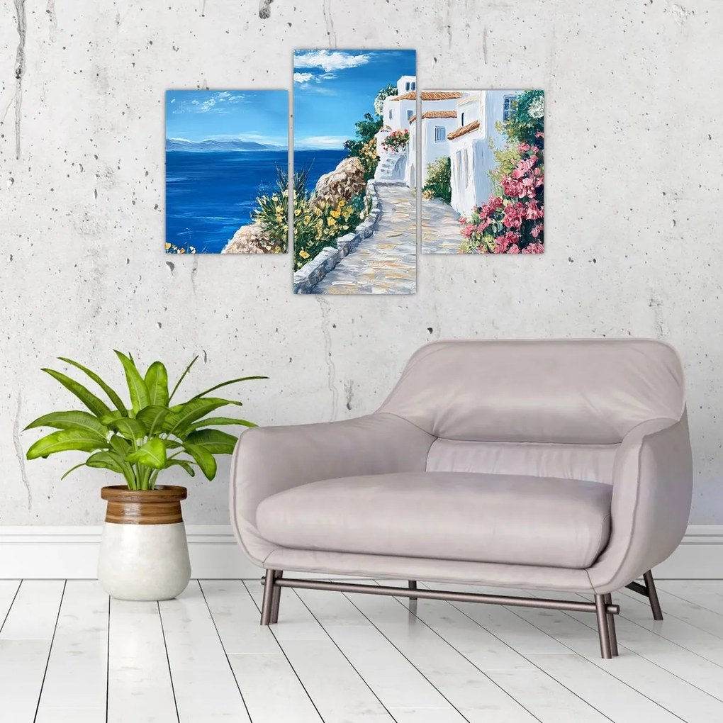 Tablou - Alee lângă mare (90x60 cm)