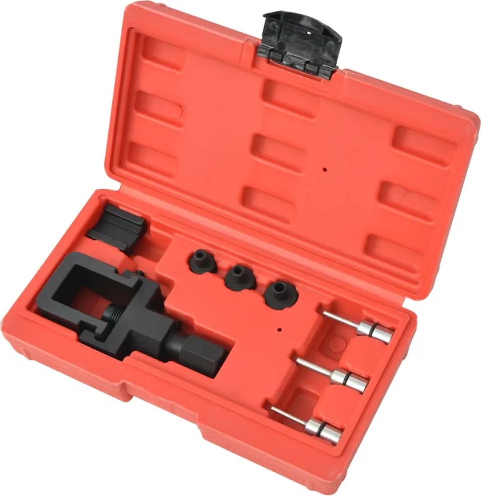 vidaXL Set scule extragere & nituire lanț de motocicletă, 8 piese