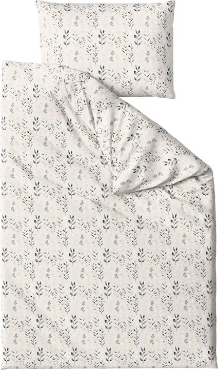 Lenjerie de pat din polibumbac SALVIA gri-maroniu Dimensiune lenjerie de pat: 70 x 90 cm | 140 x 220 cm