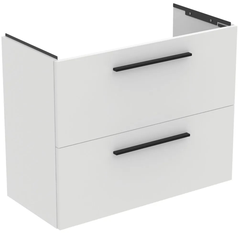 Dulap baza lavoar, 80x38x63 cm, 2 sertare, alb mat Alb mat