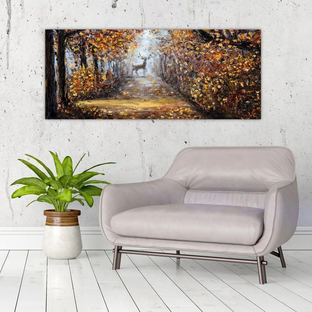 Tablou - Spiritul pădurii (120x50 cm)