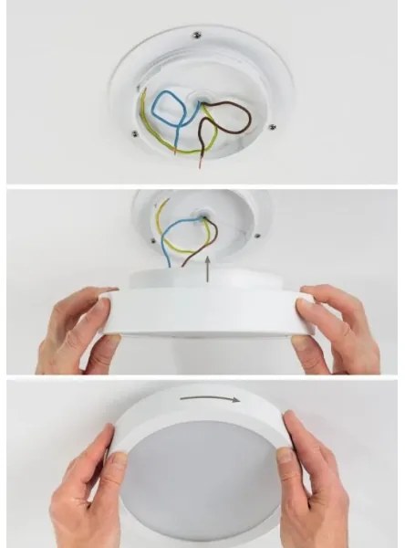 Plafonieră pentru baie LED/13W IP44 AVIAR 230V Paulmann 78923