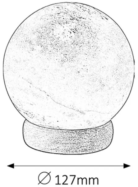 Rabalux 4093 - Lampă de sare OZONE, 1xE14/15W/230V