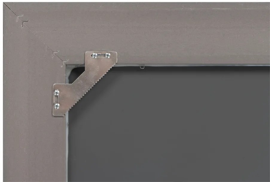 Oglinda dreptunghiulara cu rama din polistiren maro închis Scott, 147,5cm (L) x 47,5cm (L) x 5,2cm (H)