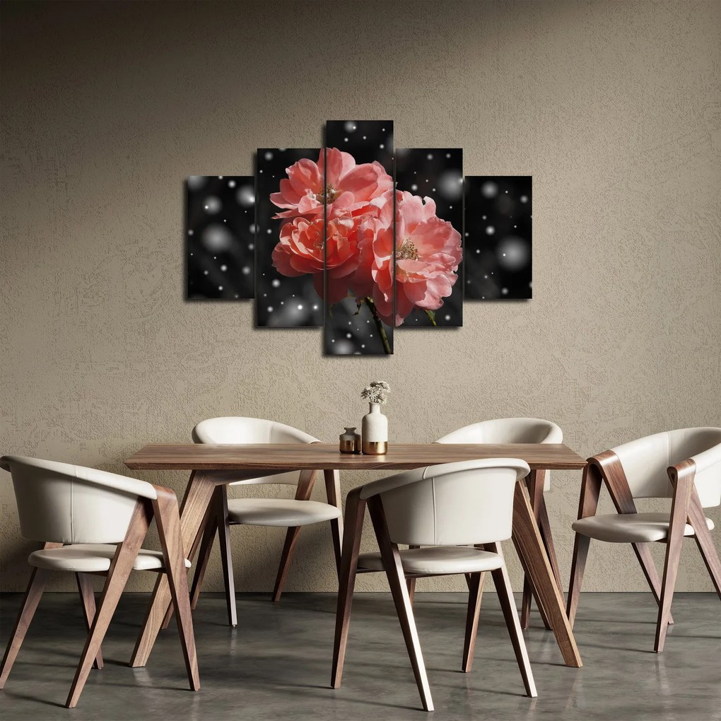 Tabloucu floare roz (150x105 cm)