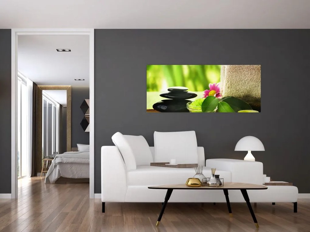 Tablou cu unelte pentru masaj (120x50 cm)