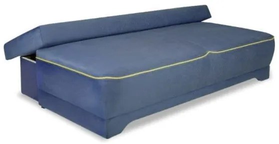 Canapea Extensibila Cu Lada Depozitare Parma, Albastru, 205 X 80 X 98 Cm