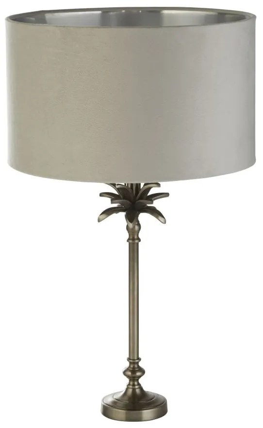 Veioza, Lampa de masa eleganta Palm gri