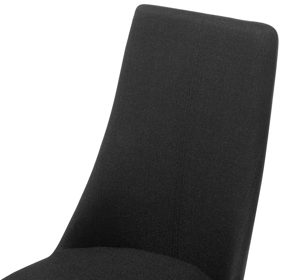 Set 2 buc. scaune pentru sufragerie Clenot (negru). 1009887