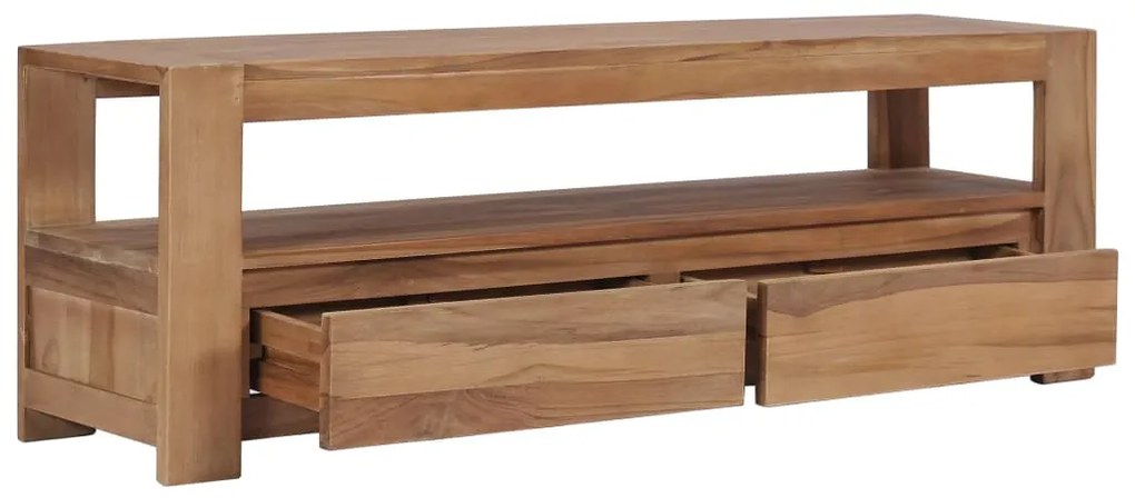 286277 vidaXL Comodă TV, 120 x 30 x 40 cm, lemn masiv de tec