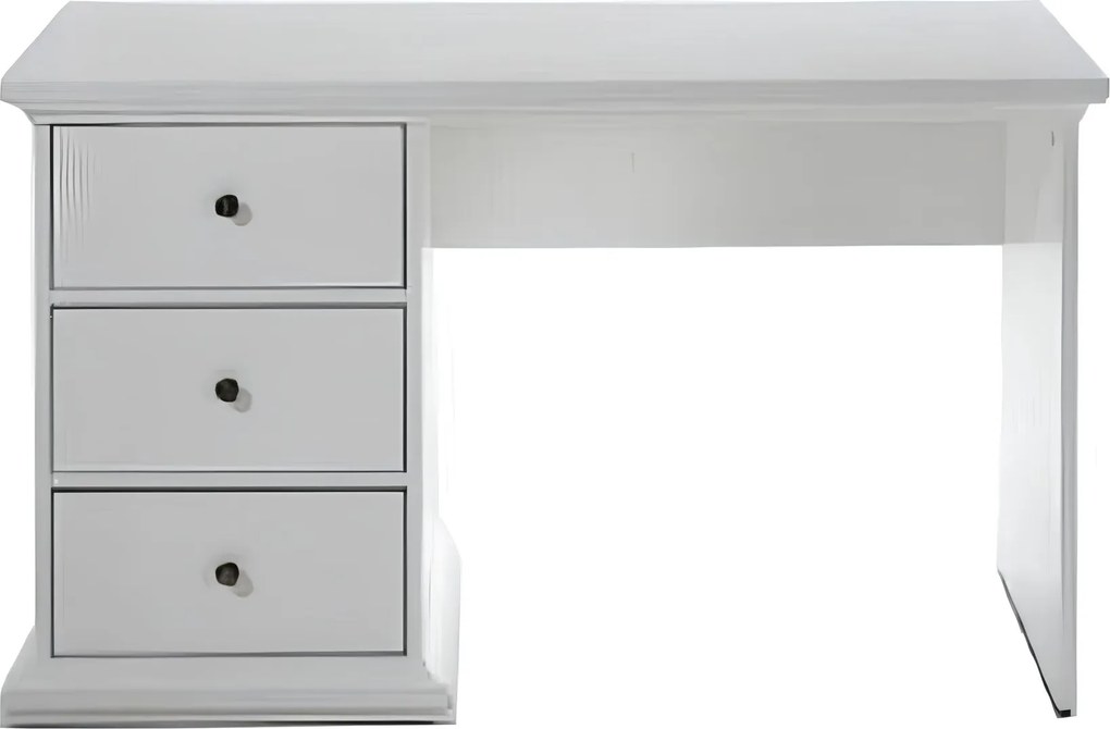 Masă PC, albă, PARIS 77821