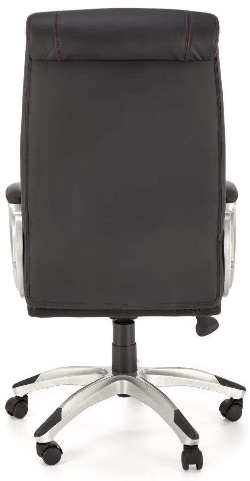 Scaun de birou Thomas piele ecologica negru H122 cm