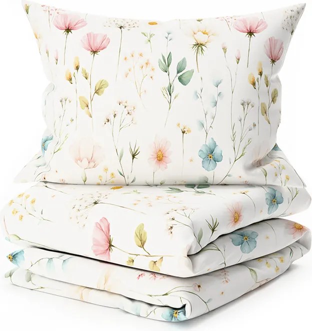 Lenjerie de pat din bumbac PETALUNE POLY crem Dimensiune lenjerie de pat: 2 buc 70 x 90 cm | 200 x 220 cm