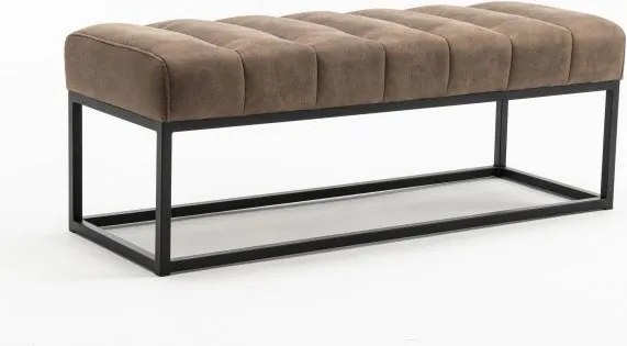 Bancheta tapitata Petit Beaute 110cm, taupe