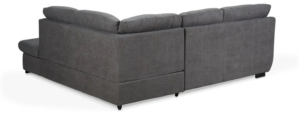 Coltar dreapta extensibil, Toronto, 218 x 262 x 94 cm, lada de depozitare, gri