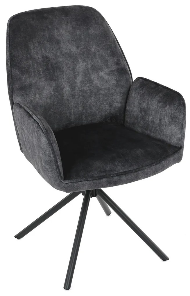 Set de scaune de sufragerie HC-511 BK4, 2 buc.