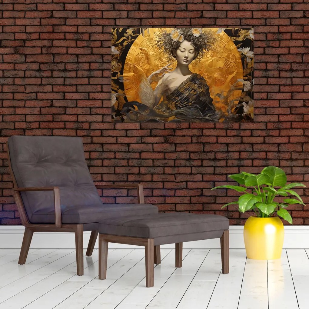 Tablou - Doamnă japoneză (90x60 cm)