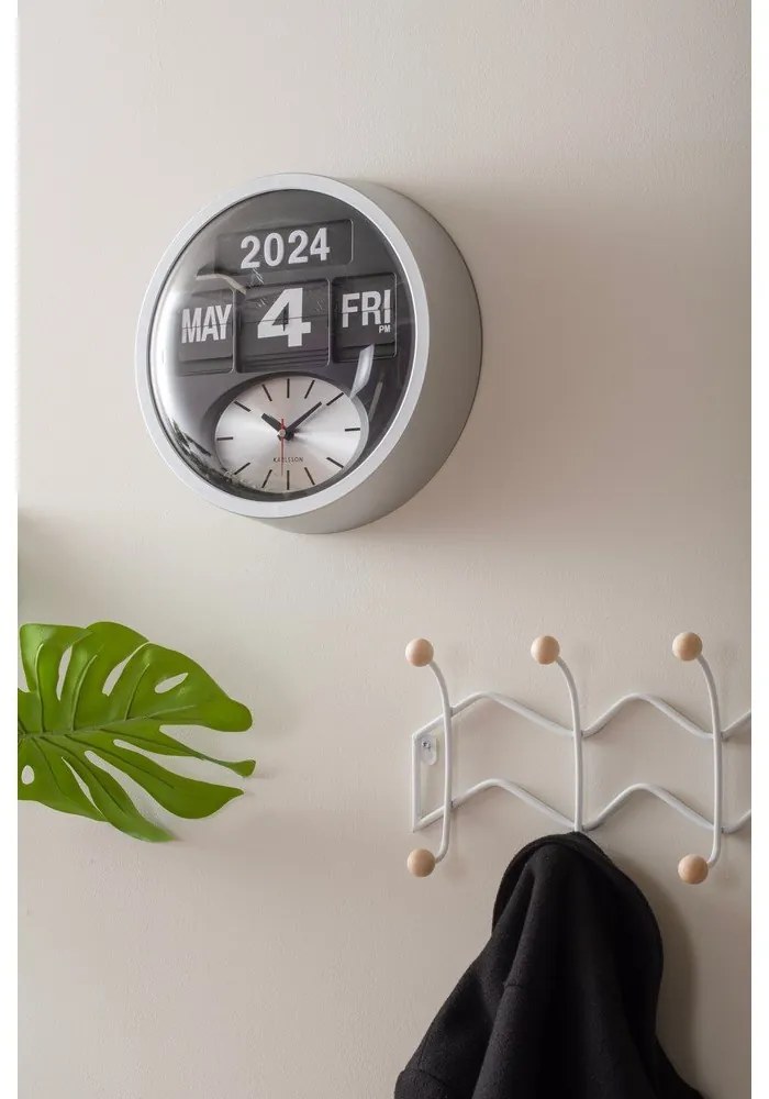 Cuier de perete alb din metal 61 cm Zig Zag – PT LIVING