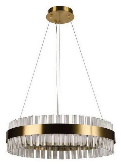 Lustră LED de cristal dimabilă pe cablu LED/40W/230V + telecomandă