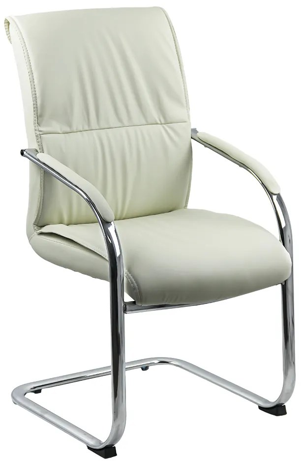 RESIGILAT - Scaun vizitatori OFF 8116 crem