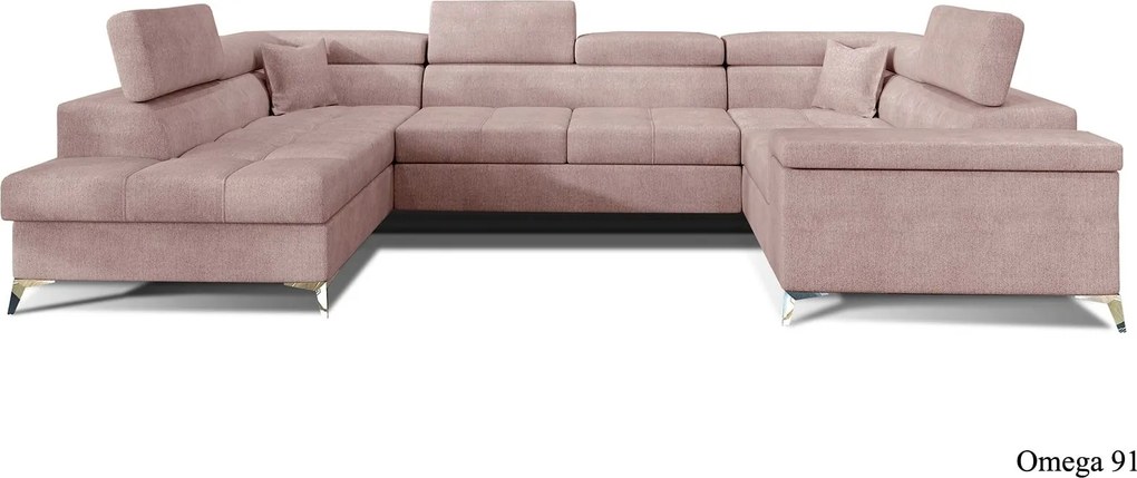 Colțar lemn masiv Formă U Extensibil Tango 350x202cm Personalizabil