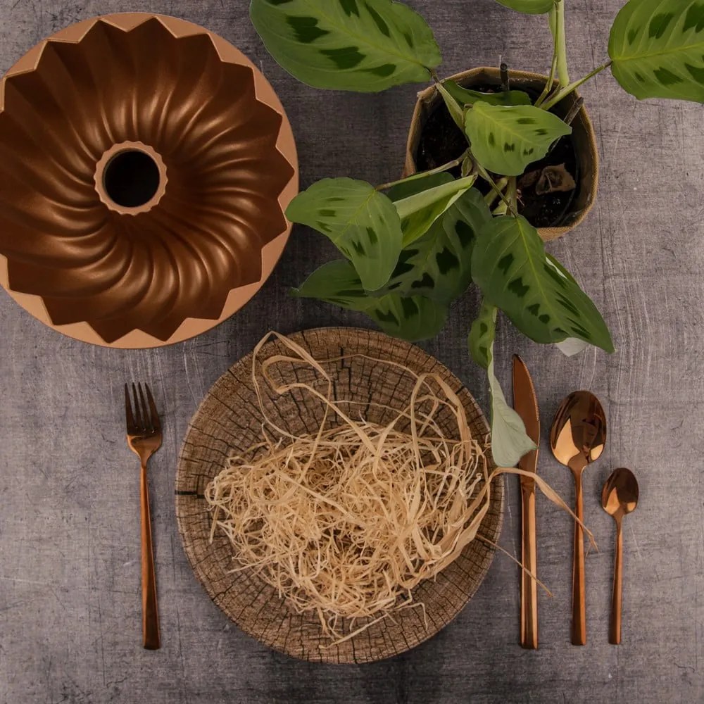 Tacâmuri din oțel inoxidabil arămii 24 buc Copper – Orion